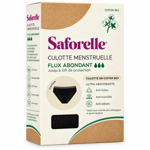 Saforelle culote menstruelle flux abondant taille 40