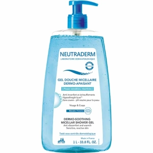 Neutraderm gel douche micellaire dermo-apaisant 1L