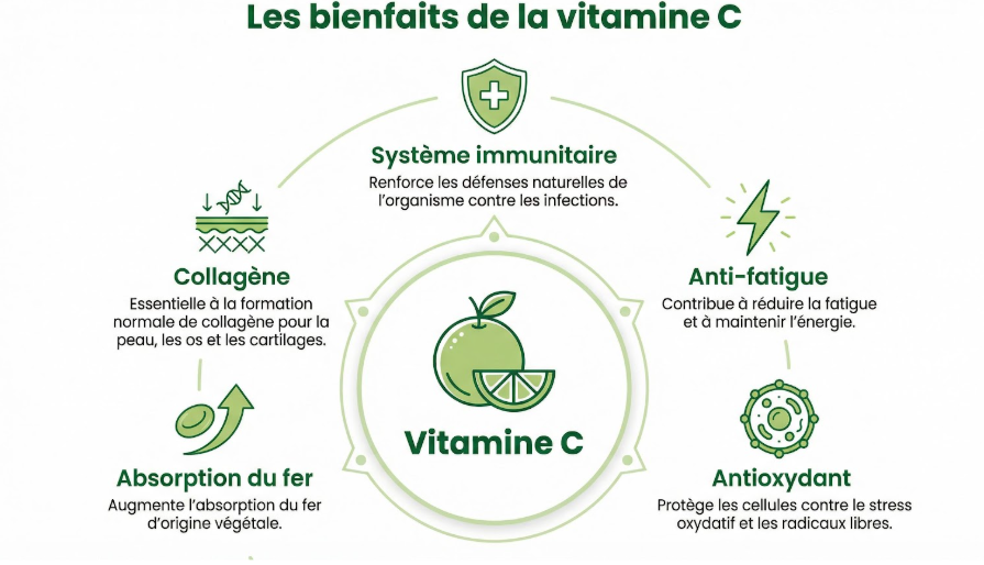 les bienfaits de la vitamine C
