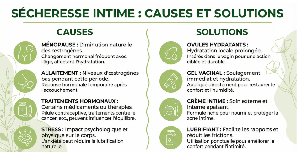 les causes et solutions de la sécheresse intime