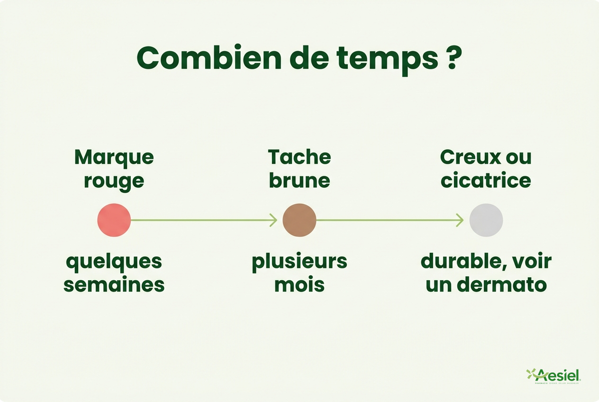 Combien de temps pour estomper les marques d'acné : délais réalistes